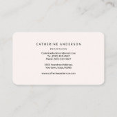 Hummingbird Business Card Visitenkarte (Rückseite)