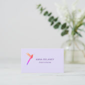 Hummingbird Business Card Visitenkarte (Stehend Vorderseite)