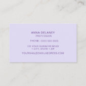 Hummingbird Business Card Visitenkarte (Rückseite)