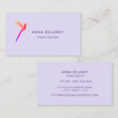 Hummingbird Business Card Visitenkarte (Vorne/Hinten)