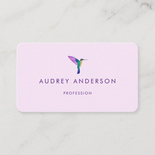 Hummingbird Business Card Visitenkarte (Vorderseite)