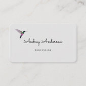 Hummingbird Business Card Visitenkarte (Vorderseite)