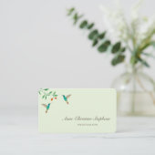 Hummingbird Business Card Visitenkarte (Stehend Vorderseite)