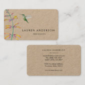 Hummingbird Business Card Visitenkarte (Vorne/Hinten)