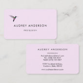 Hummingbird Business Card Visitenkarte (Vorne/Hinten)