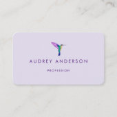 Hummingbird Business Card Visitenkarte (Vorderseite)