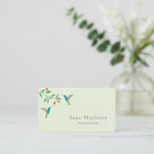 Hummingbird Business Card Visitenkarte (Stehend Vorderseite)