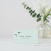 Hummingbird Business Card Visitenkarte (Stehend Vorderseite)