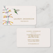 Hummingbird Business Card Visitenkarte (Vorne/Hinten)
