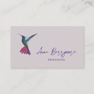 Hummingbird Business Card Visitenkarte