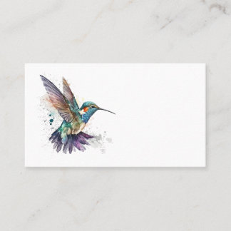 Hummingbird Business Cards Visitenkarte