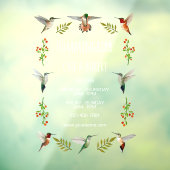 Hummingbird Business Fensteraufkleber (Blatt 3)