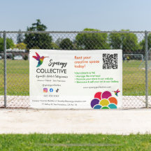 Hummingbird Business Logo QR Code Rent Space