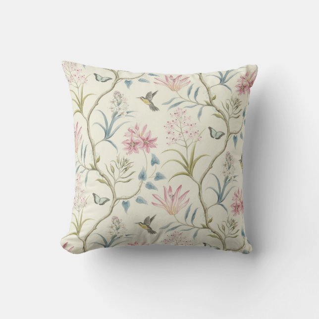 HUMMINGBIRD & BUTTERFLIES PILLOW KISSEN (Vorderseite)