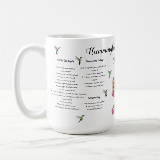 Hummingbird Cake Recipe Kaffeetasse (Links)