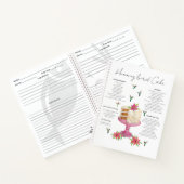 Hummingbird Cake Recipe Notebook Notizblock (Innenseite)