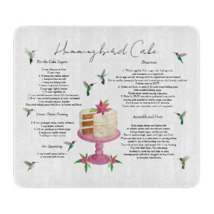 Hummingbird Cake Recipe Schneidebrett