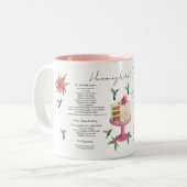 Hummingbird Cake Rezept Zwei-Tonen-Kaffeepause Tas Zweifarbige Tasse (Vorderseite Links)