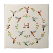 Hummingbird Ceramic Tile Fliese (Vorderseite)