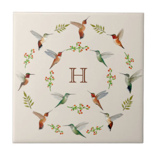 Hummingbird Ceramic Tile Fliese
