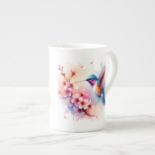 Hummingbird China Tasse (Vorderseite Rechts)