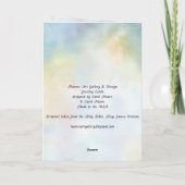 Hummingbird Christlich Grußkarte Karte (Rückseite)