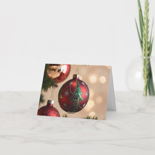 Hummingbird Christmas Card Karte (Rückseite)