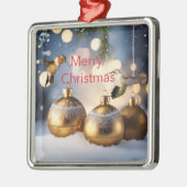 Hummingbird Christmas Card Ornament Aus Metall (Links)