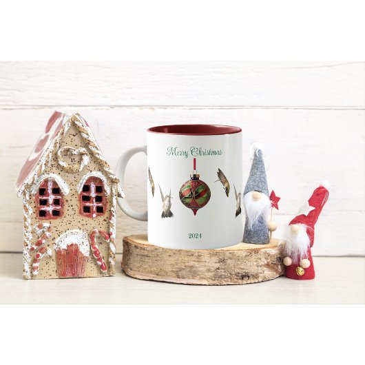 Hummingbird Christmas Cup Tasse