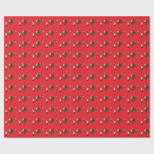 Hummingbird Christmas Geschenk Wrap Geschenkpapier (Flach)