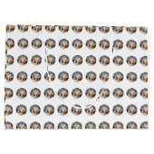 Hummingbird Christmas-Geschenktasche Große Geschenktüte (Rückseite)