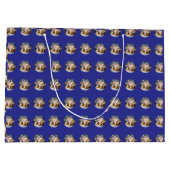 Hummingbird Christmas-Geschenktasche Große Geschenktüte (Rückseite)