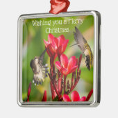 Hummingbird Christmas Metal Ornament (Links)