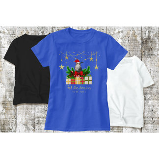 Hummingbird Christmas T - Shirt "Blue"