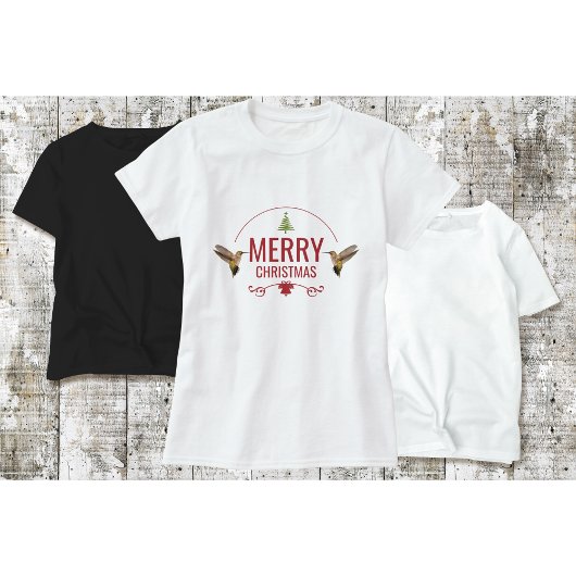 Hummingbird Christmas T - Shirt White