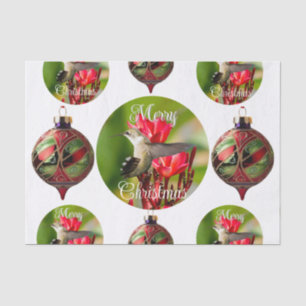 Hummingbird Christmas Tissue Paper Seidenpapier