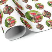 Hummingbird Christmas Wrapping Paper Geschenkpapier (Rolleneckpunkt)