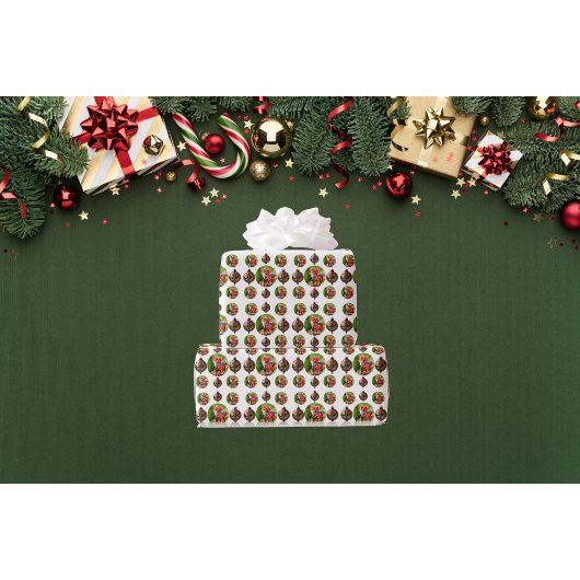 Hummingbird Christmas Wrapping Paper Geschenkpapier