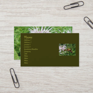 Hummingbird Clear Wing Moth Business Card Visitenkarte