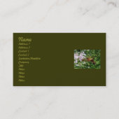 Hummingbird Clear Wing Moth Business Card Visitenkarte (Vorderseite)