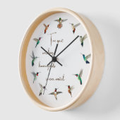 Hummingbird Clock Uhr (Winkel)