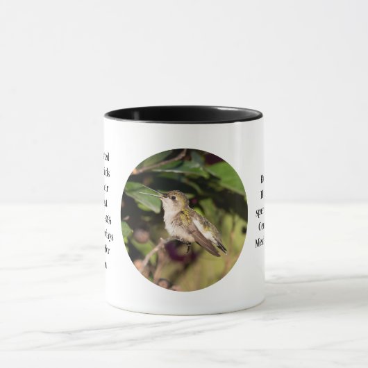 Hummingbird Coffee Cup Tasse (Zentrum)