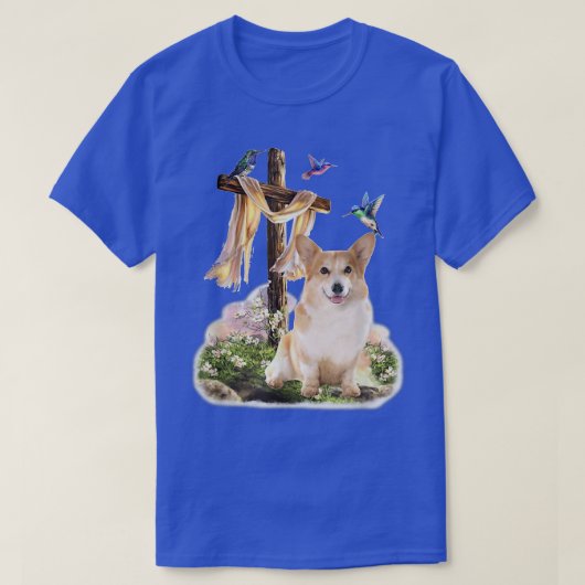 Hummingbird Corgi  T-Shirt (Design vorne)
