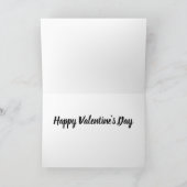 Hummingbird Couple Valentine's Day Personalisiert Feiertagskarte (Innenseite)