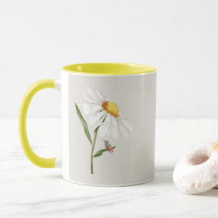 Hummingbird & Daisy Tasse