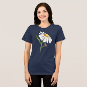 Hummingbird & Daisy Tri-Blend Shirt (Vorderseite voll)
