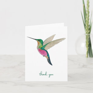 Hummingbird Danke Karte