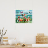 Hummingbird Das Beste kommt noch Poster (Küche)