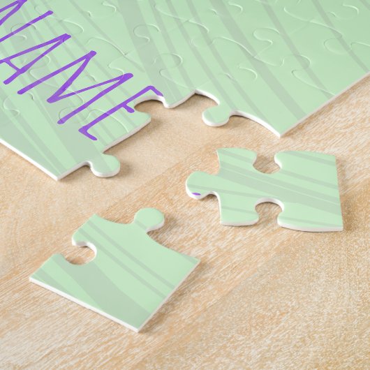 Hummingbird Design Botanische Blume Vogelliebhaber Puzzle (Seite)