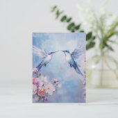 Hummingbird Design Series 10 Postkarte (Stehend Vorderseite)